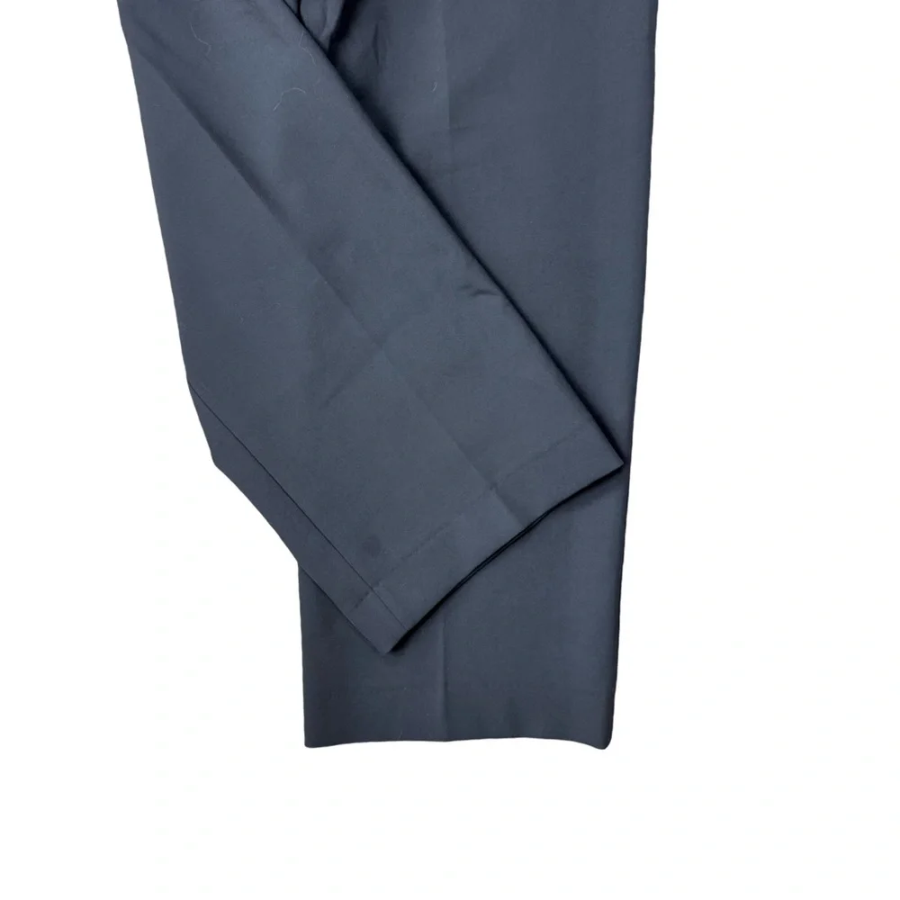 Aritzia Babaton Black Pleated Wide-Leg High-Rise Pants Quiet Luxury Office EUC - Picture 5 of 10